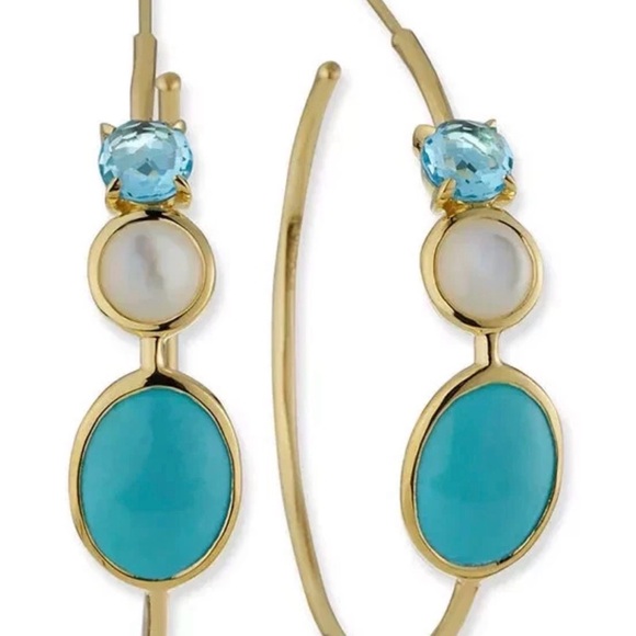 Ippolita Jewelry - Ippolita 18K Gold Hoop Earrings